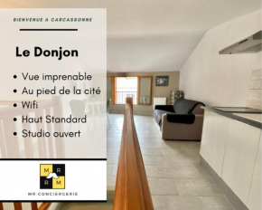 Le Donjon - Vue Cité Pied Cite Médiévale Neuf